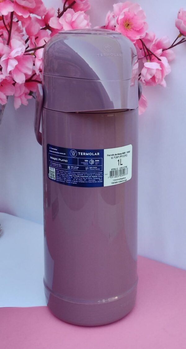 IMG-20240722-WA0184 Garrafa Térmica Termolar 1,0L Magic Pump Lilás - Imagem 1