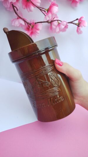 Porta Erva Mate Com Bico Dosador 250gr