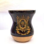 CUIA DE MADEIRA BICOLOR PERSONALIZADA