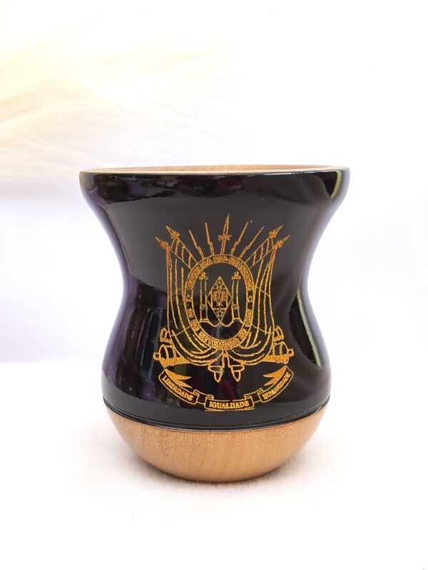 CUIA DE MADEIRA BICOLOR PERSONALIZADA - Imagem 1