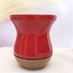 CUIA DE MADEIRA BICOLOR VERMELHA