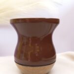 CUIA DE MADEIRA BICOLOR MARROM